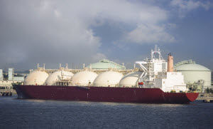 LNG Ship White
